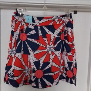 Golf Bella Straight United We Par-Tee Golf Skort Medium